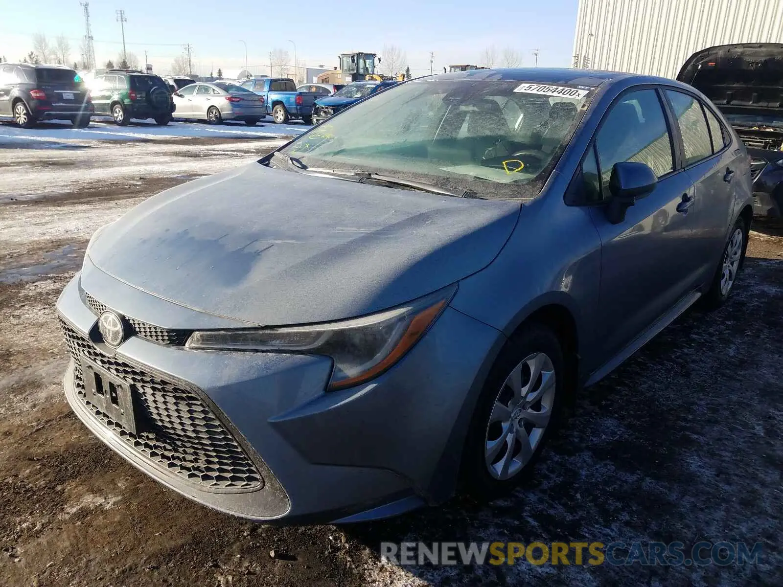 2 Photograph of a damaged car 5YFBPRBE0LP014699 TOYOTA COROLLA 2020
