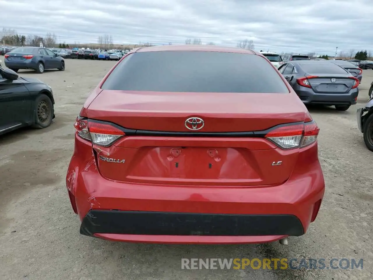 6 Photograph of a damaged car 5YFBPRBE1LP025758 TOYOTA COROLLA 2020