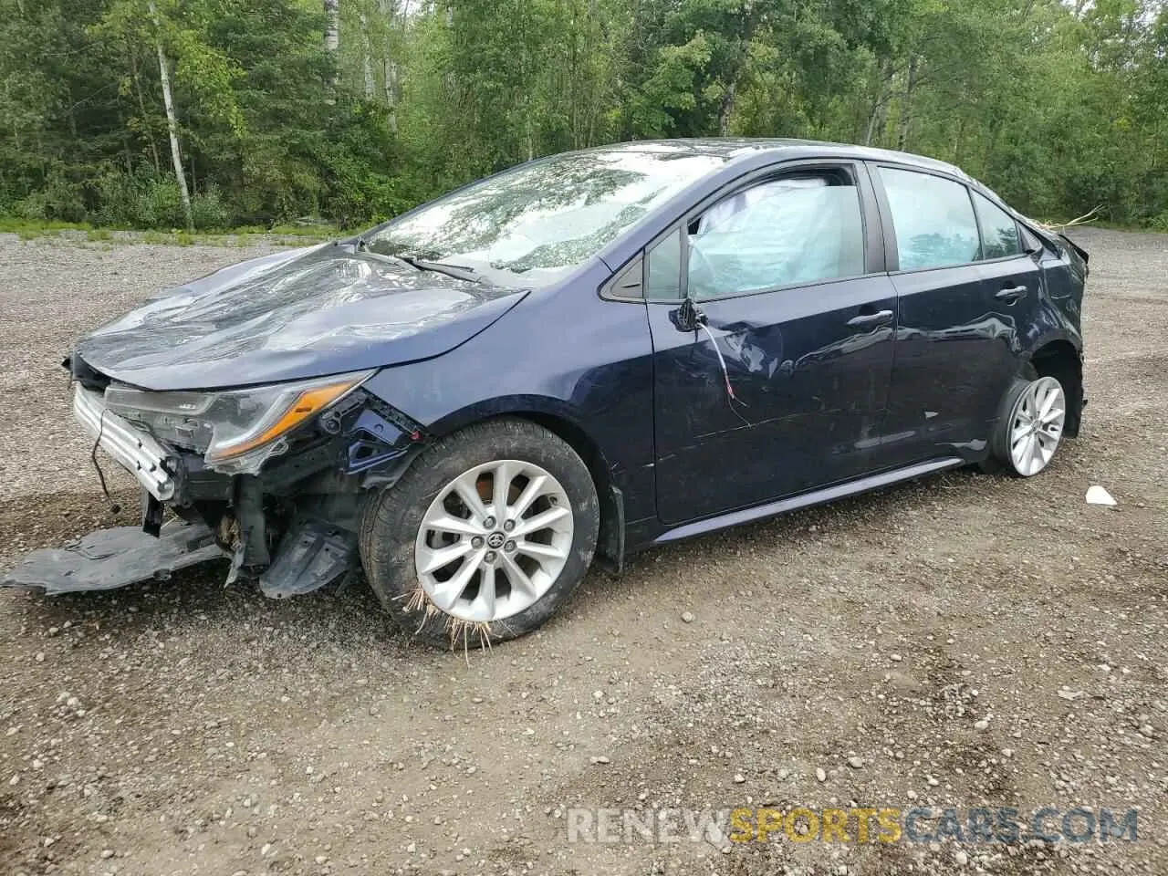 1 Photograph of a damaged car 5YFBPRBE3LP036566 TOYOTA COROLLA 2020