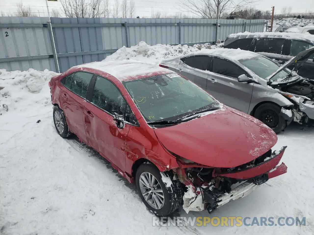 9 Photograph of a damaged car 5YFBPRBE3LP105918 TOYOTA COROLLA 2020