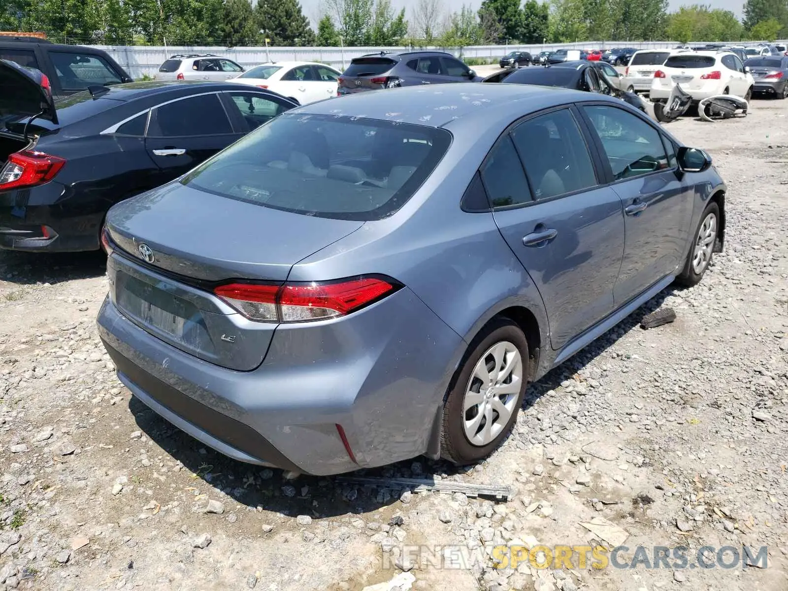 4 Photograph of a damaged car 5YFBPRBE4LP015726 TOYOTA COROLLA 2020