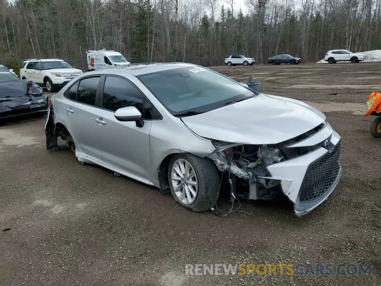 4 Photograph of a damaged car 5YFBPRBE5LP007280 TOYOTA COROLLA 2020