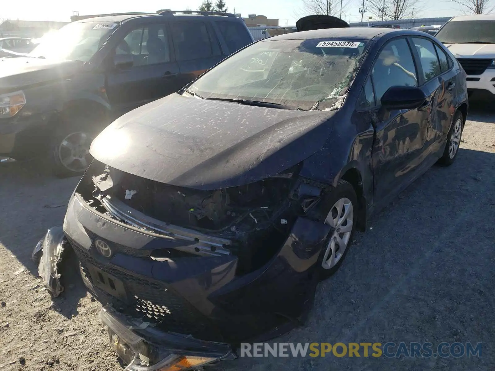 2 Photograph of a damaged car 5YFBPRBE5LP030994 TOYOTA COROLLA 2020