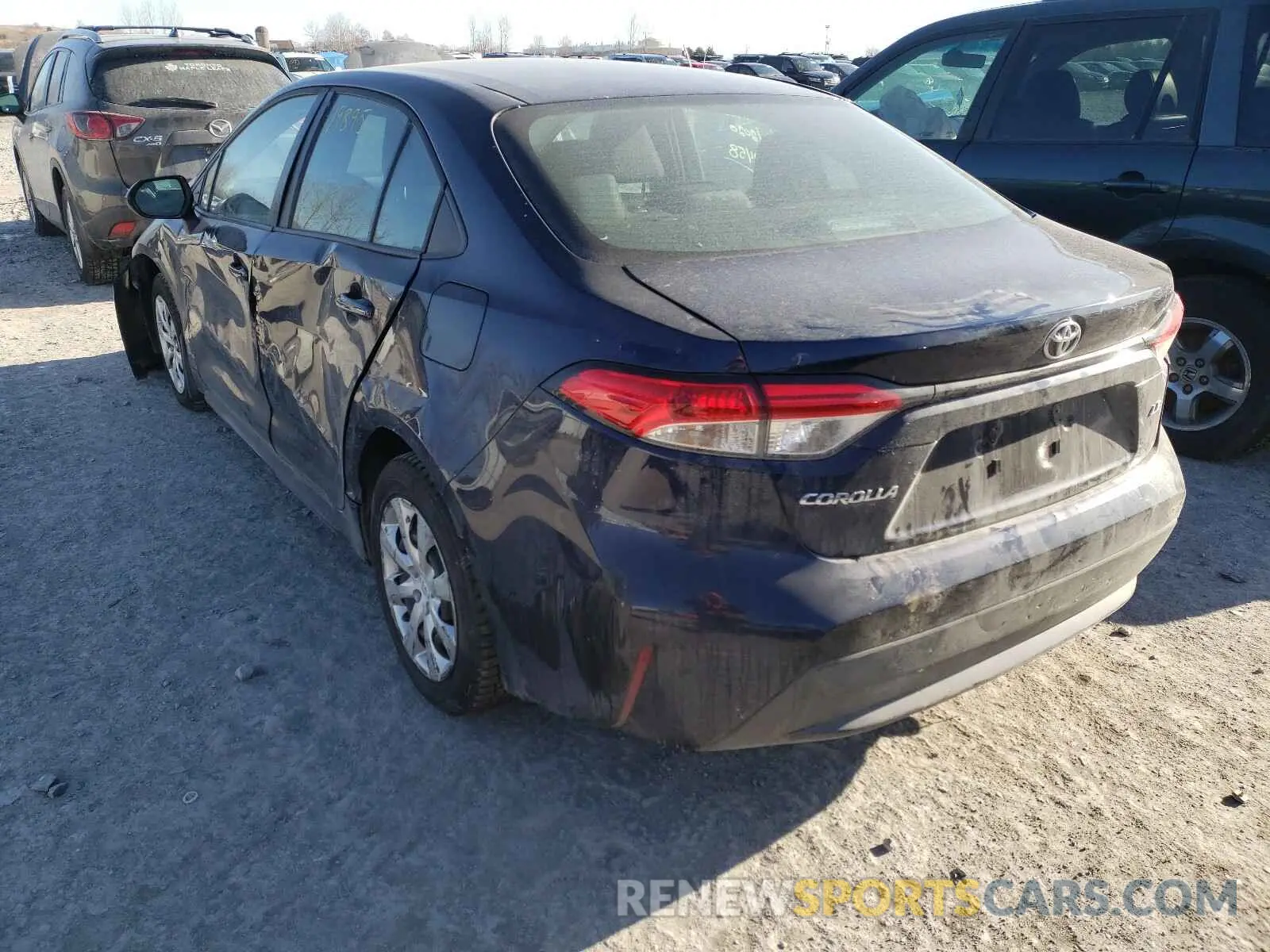 3 Photograph of a damaged car 5YFBPRBE5LP030994 TOYOTA COROLLA 2020