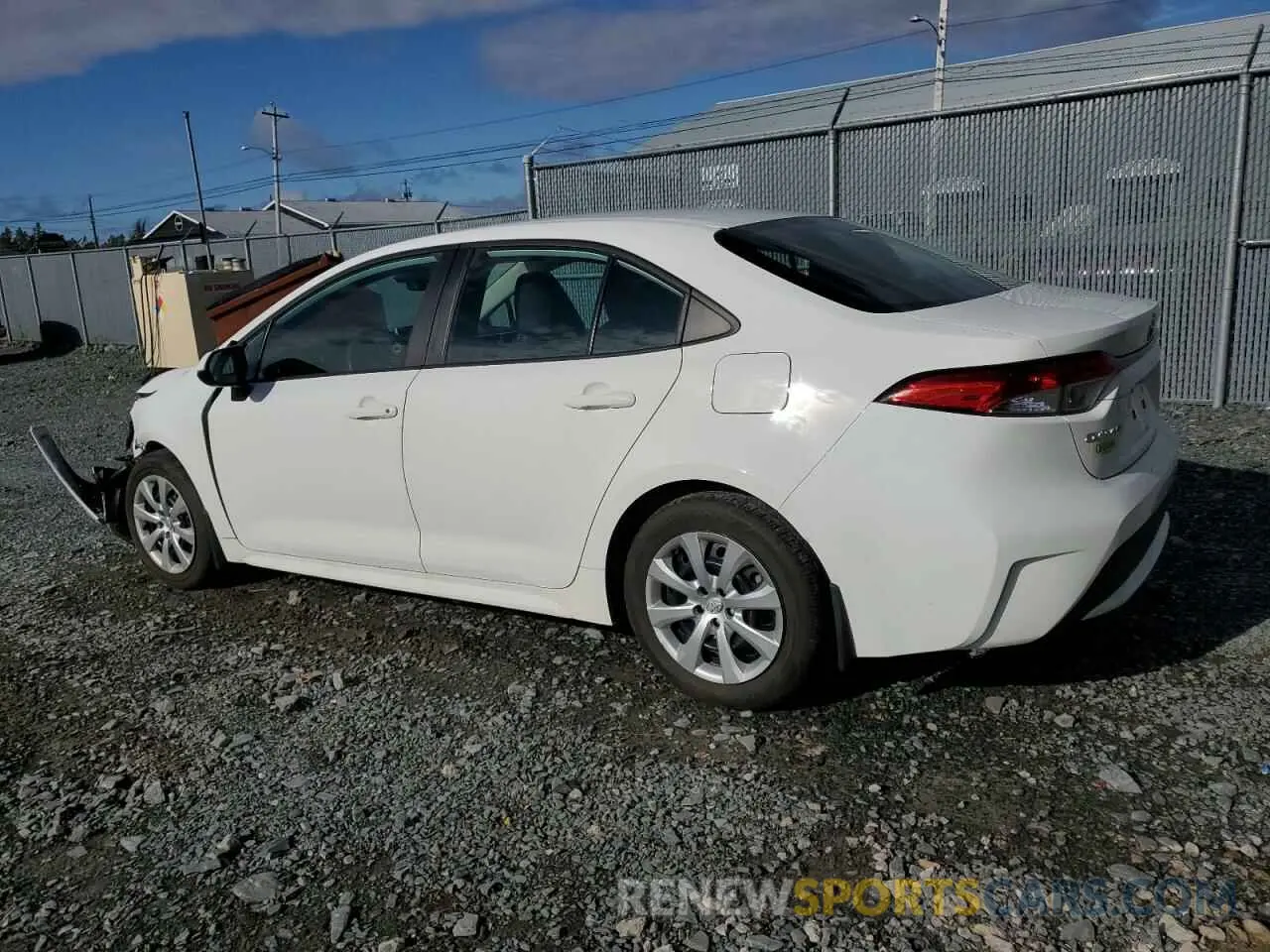 2 Photograph of a damaged car 5YFBPRBE8LP053279 TOYOTA COROLLA 2020