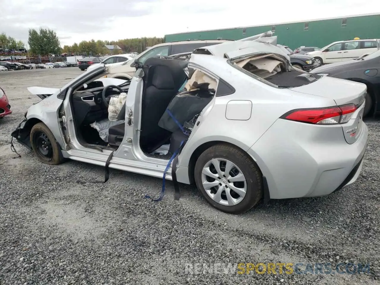 2 Photograph of a damaged car 5YFBPRBE8LP116249 TOYOTA COROLLA 2020