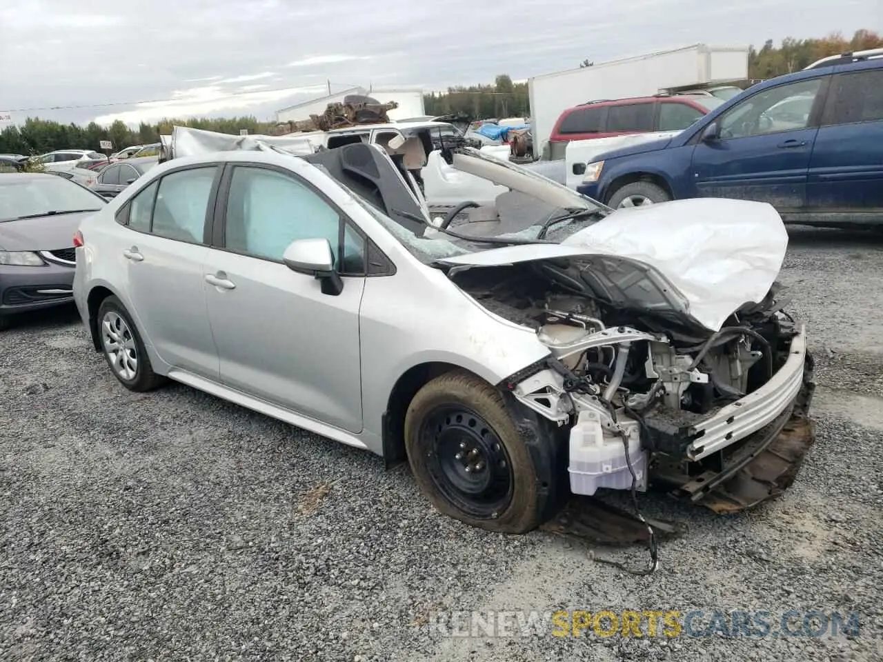 4 Photograph of a damaged car 5YFBPRBE8LP116249 TOYOTA COROLLA 2020