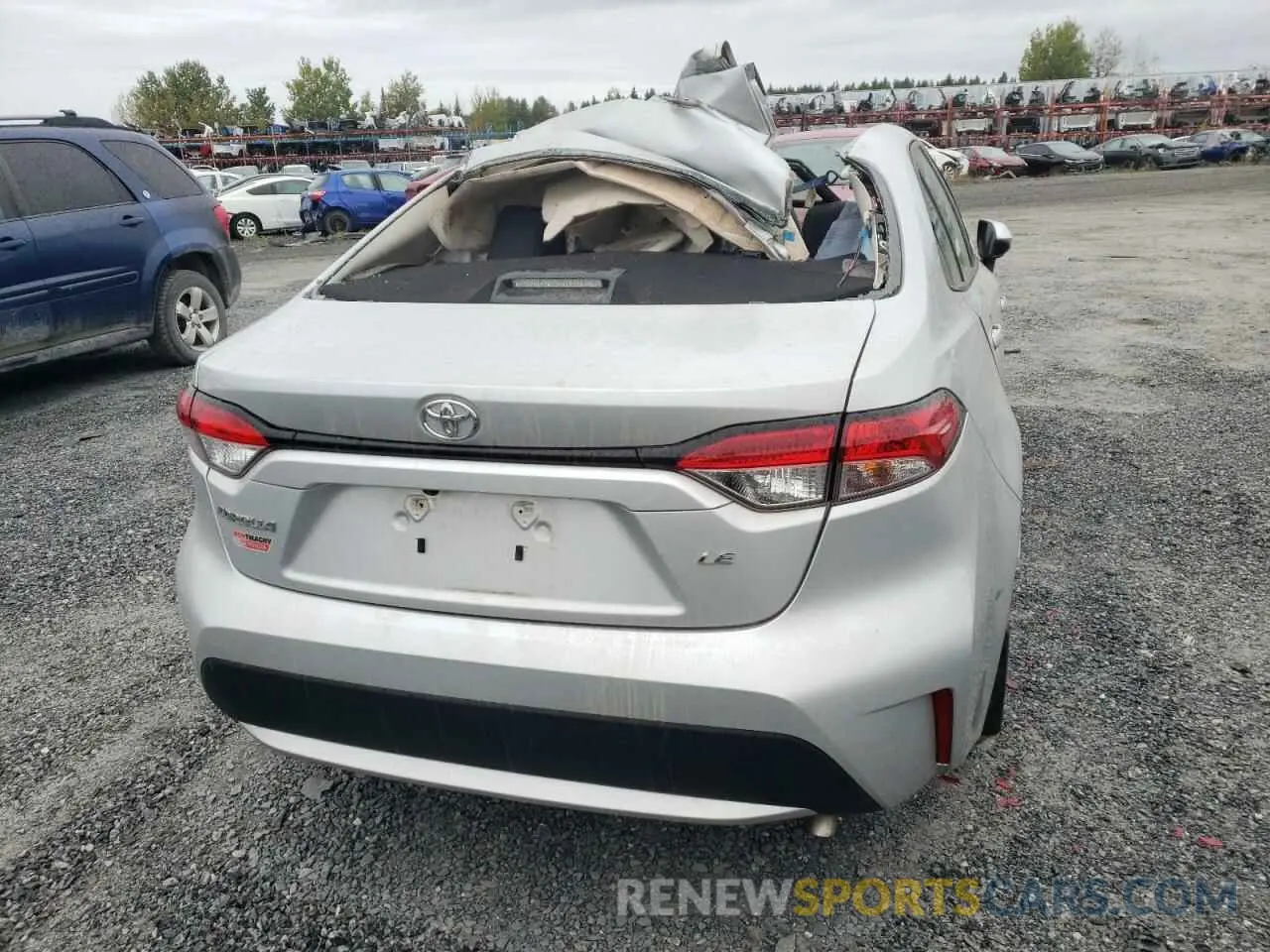 6 Photograph of a damaged car 5YFBPRBE8LP116249 TOYOTA COROLLA 2020