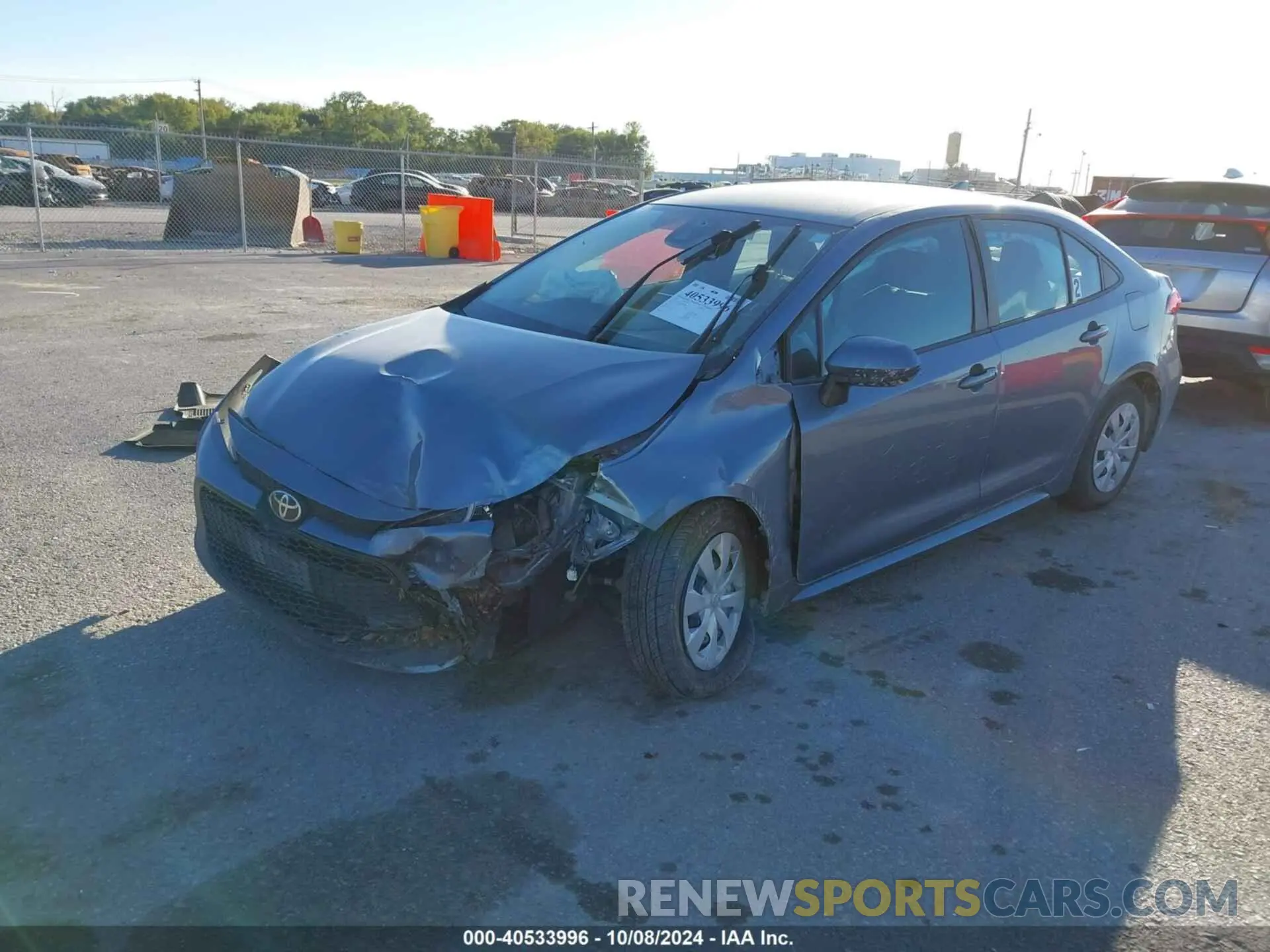 2 Photograph of a damaged car 5YFDPRAE0LP066988 TOYOTA COROLLA 2020