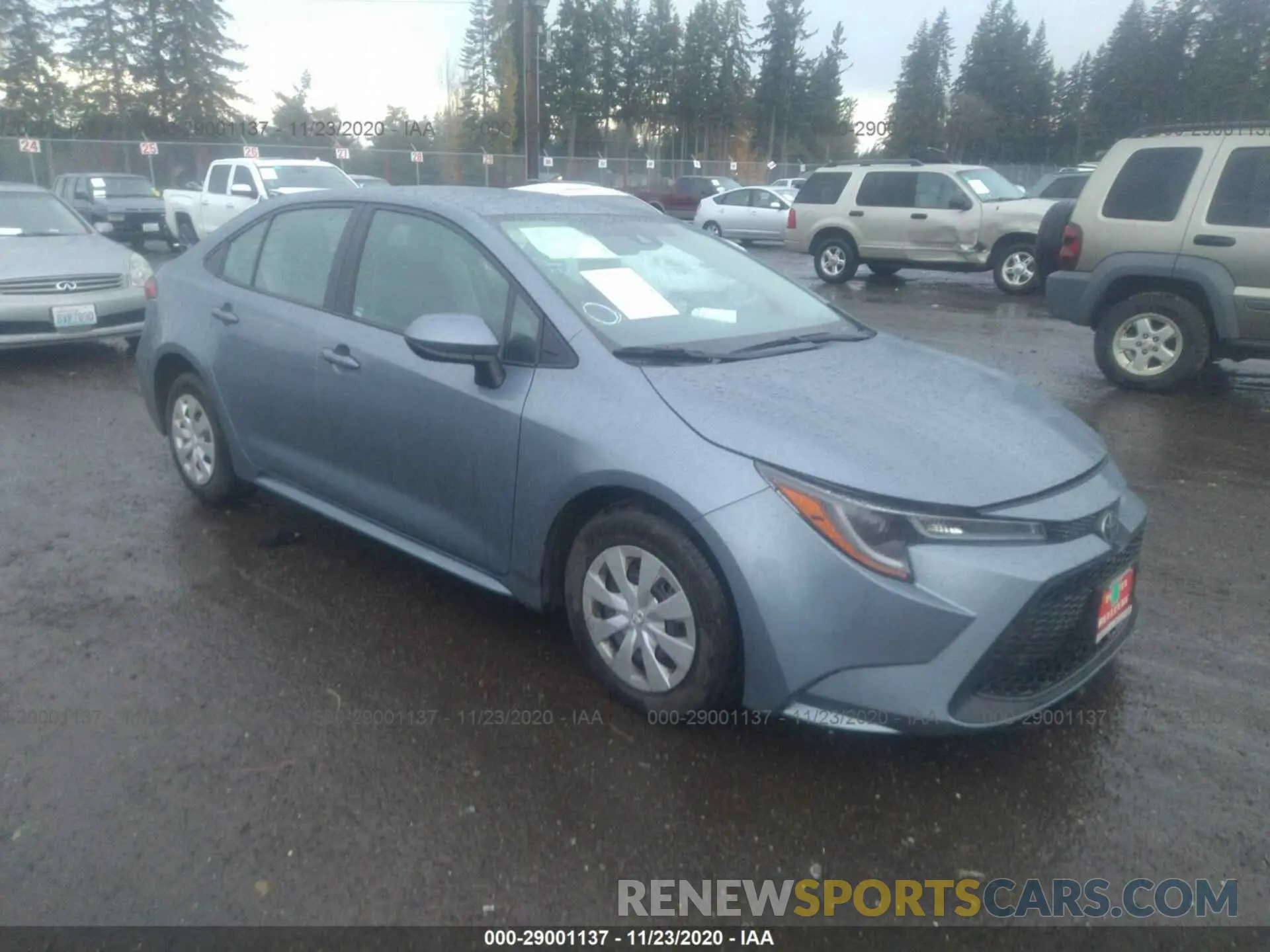 1 Photograph of a damaged car 5YFDPRAE2LP072002 TOYOTA COROLLA 2020