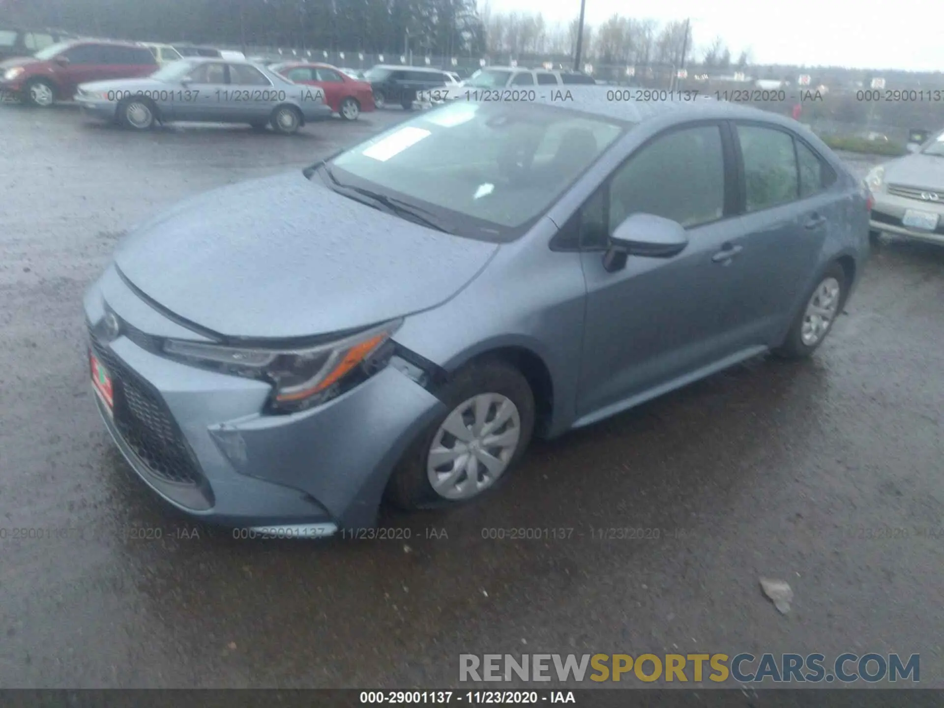 2 Photograph of a damaged car 5YFDPRAE2LP072002 TOYOTA COROLLA 2020