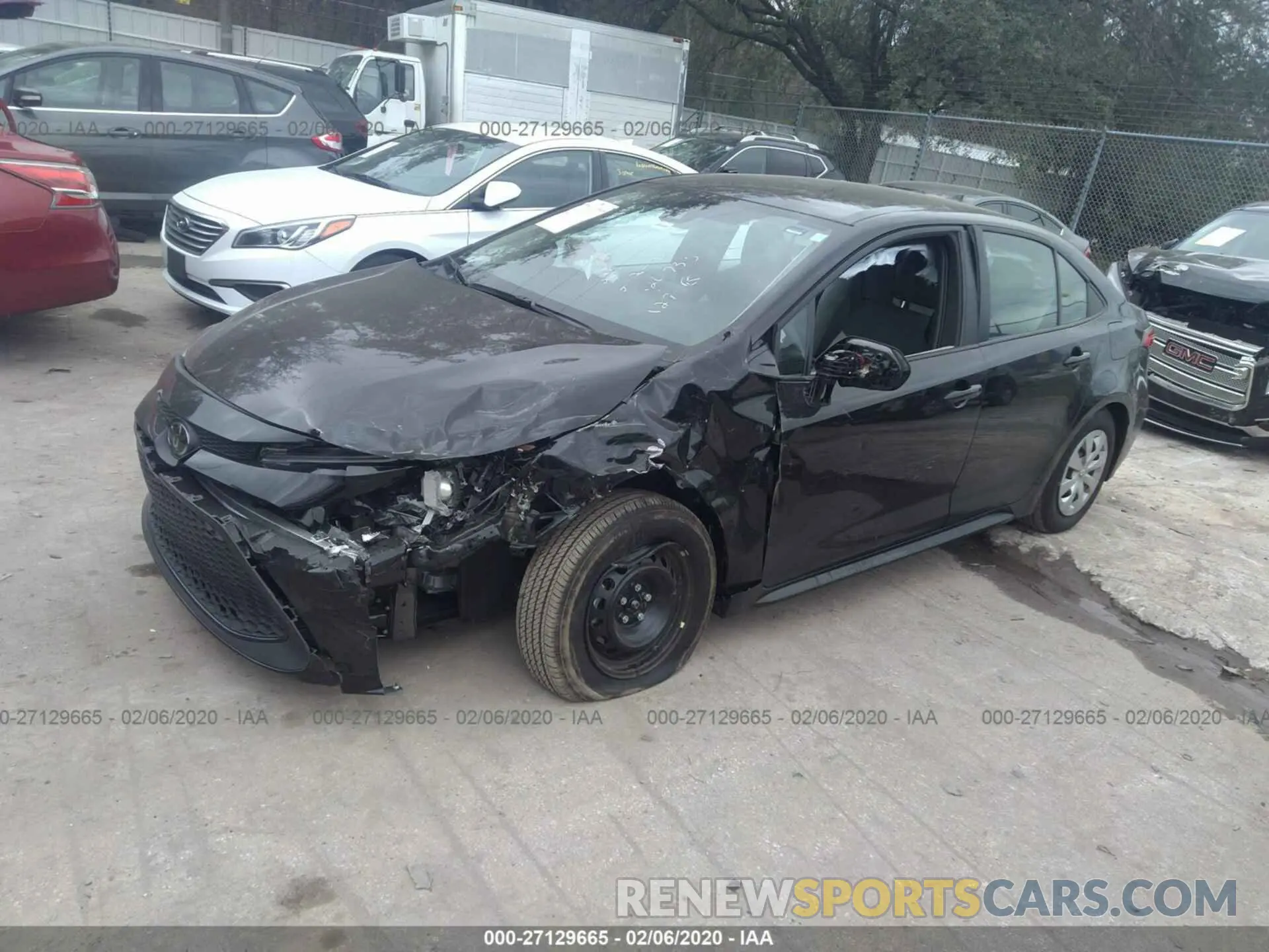 2 Photograph of a damaged car 5YFDPRAE5LP008763 TOYOTA COROLLA 2020