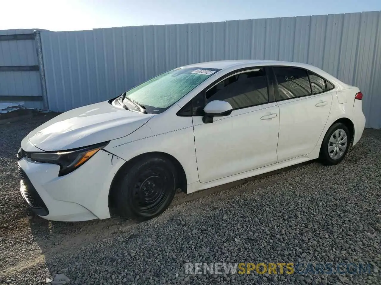 1 Photograph of a damaged car 5YFDPRAE7LP104491 TOYOTA COROLLA 2020