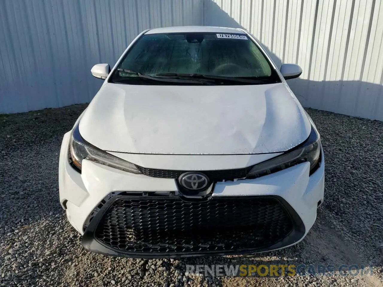 5 Photograph of a damaged car 5YFDPRAE7LP104491 TOYOTA COROLLA 2020