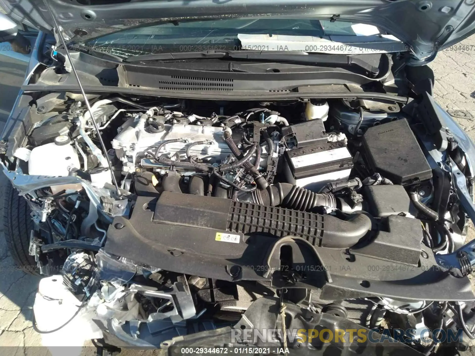 10 Photograph of a damaged car 5YFDPRAE7LP124644 TOYOTA COROLLA 2020