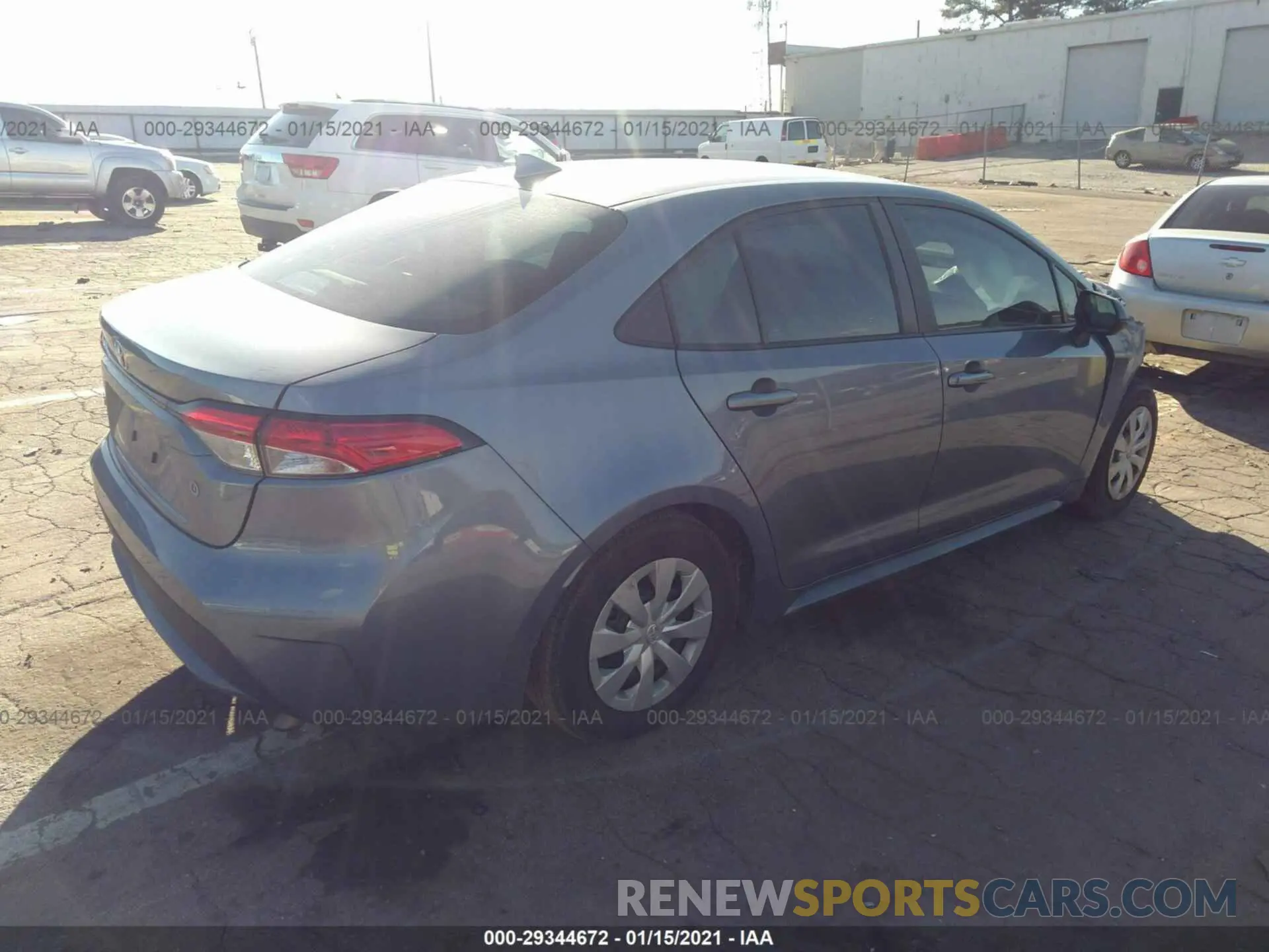 4 Photograph of a damaged car 5YFDPRAE7LP124644 TOYOTA COROLLA 2020