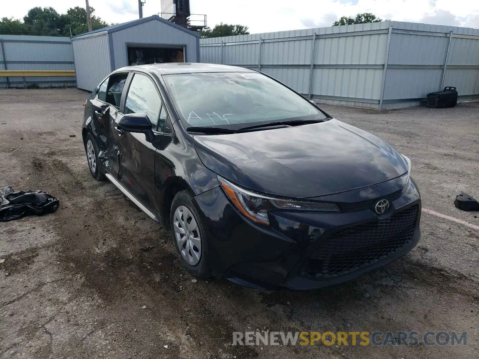 1 Photograph of a damaged car 5YFDPRAE8LP014752 TOYOTA COROLLA 2020