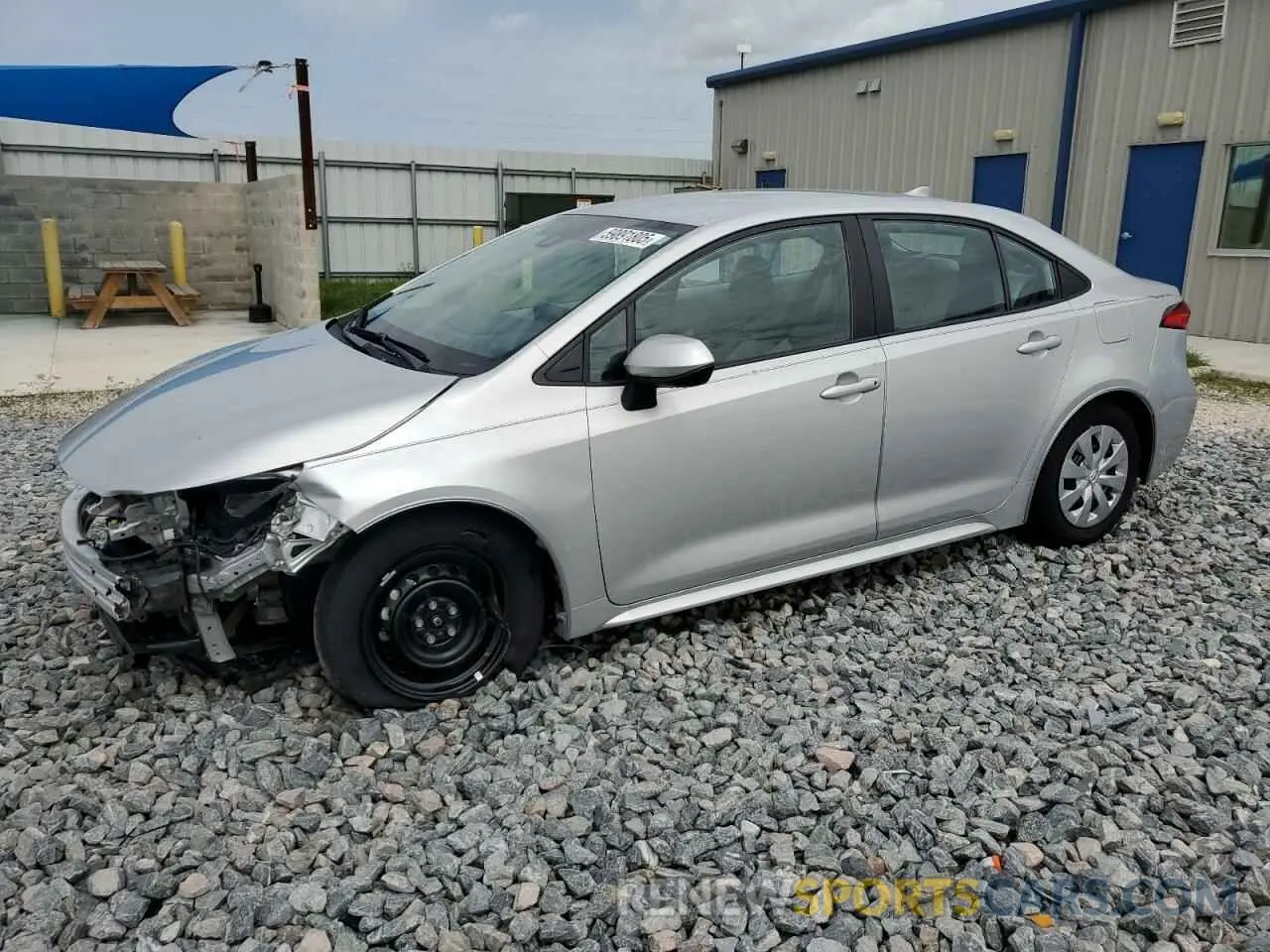 1 Photograph of a damaged car 5YFDPRAE8LP091332 TOYOTA COROLLA 2020