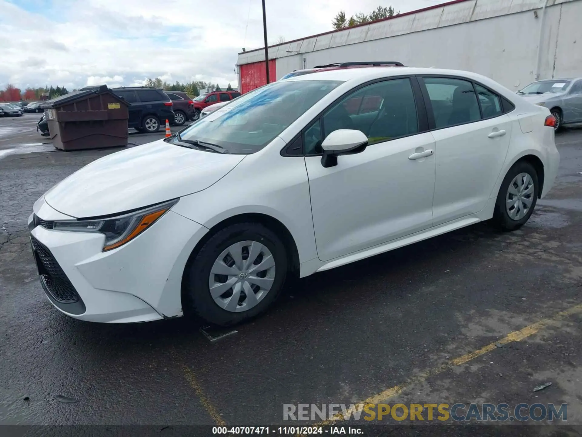 2 Photograph of a damaged car 5YFDPRAE8LP144787 TOYOTA COROLLA 2020