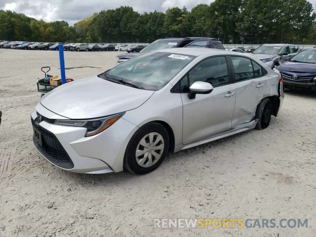 1 Photograph of a damaged car 5YFDPRAEXLP057070 TOYOTA COROLLA 2020