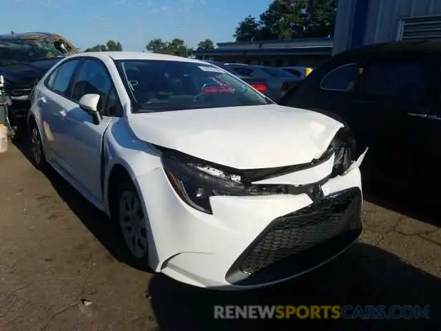 1 Photograph of a damaged car 5YFEPRAE0LP007718 TOYOTA COROLLA 2020