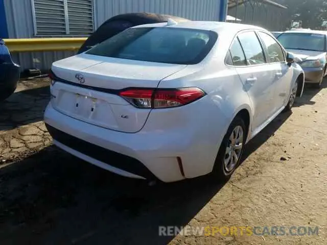 4 Photograph of a damaged car 5YFEPRAE0LP007718 TOYOTA COROLLA 2020