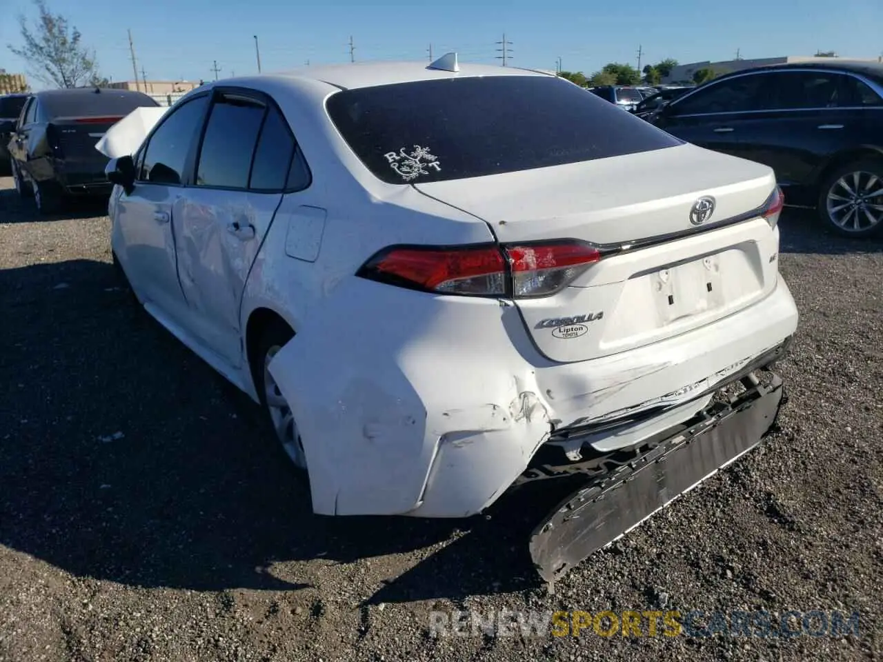 3 Фотография поврежденного автомобиля 5YFEPRAE0LP020016 TOYOTA COROLLA 2020