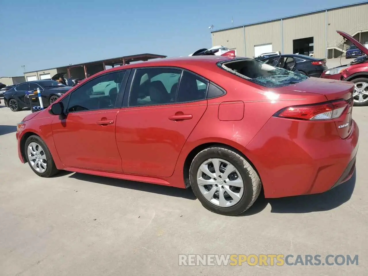 2 Photograph of a damaged car 5YFEPRAE0LP020033 TOYOTA COROLLA 2020