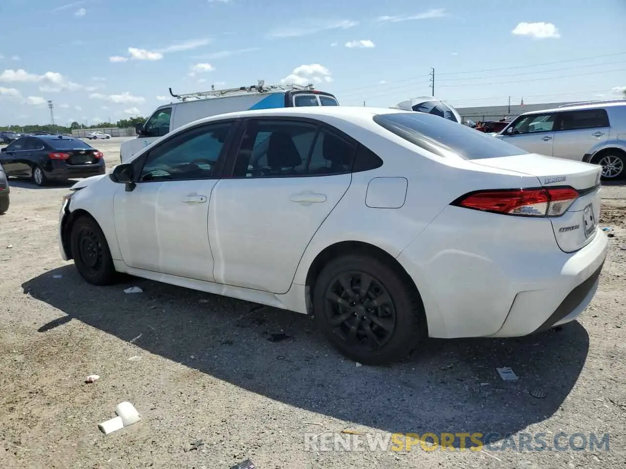 2 Photograph of a damaged car 5YFEPRAE0LP024227 TOYOTA COROLLA 2020