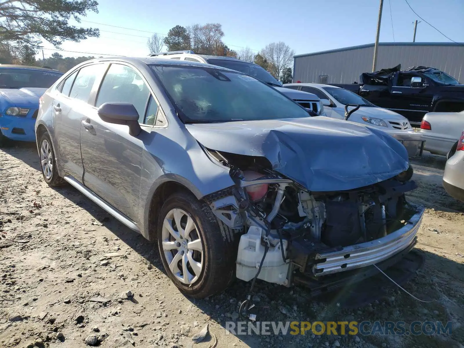 1 Photograph of a damaged car 5YFEPRAE0LP028374 TOYOTA COROLLA 2020