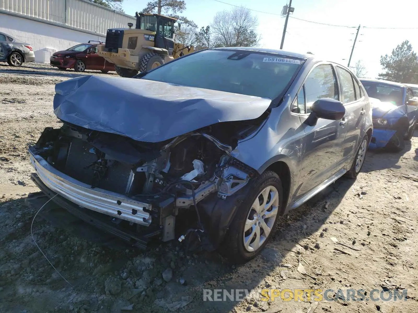 2 Photograph of a damaged car 5YFEPRAE0LP028374 TOYOTA COROLLA 2020