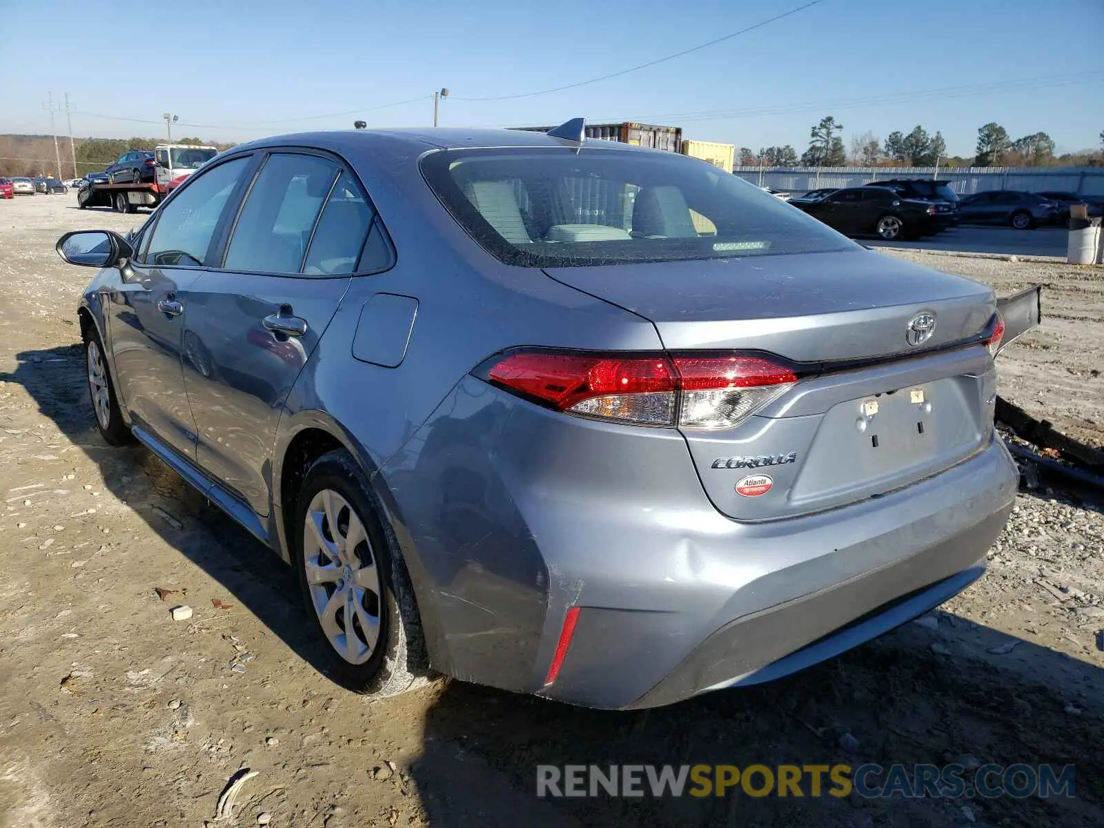 3 Photograph of a damaged car 5YFEPRAE0LP028374 TOYOTA COROLLA 2020