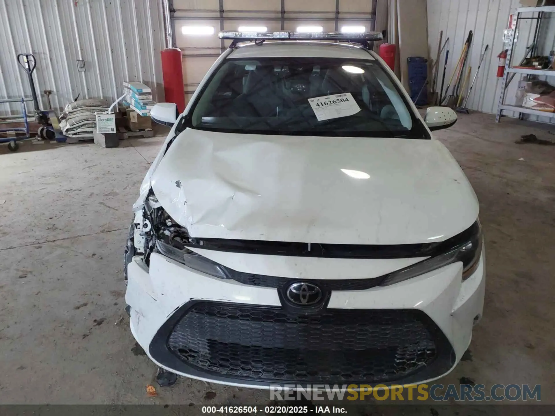12 Photograph of a damaged car 5YFEPRAE0LP029671 TOYOTA COROLLA 2020