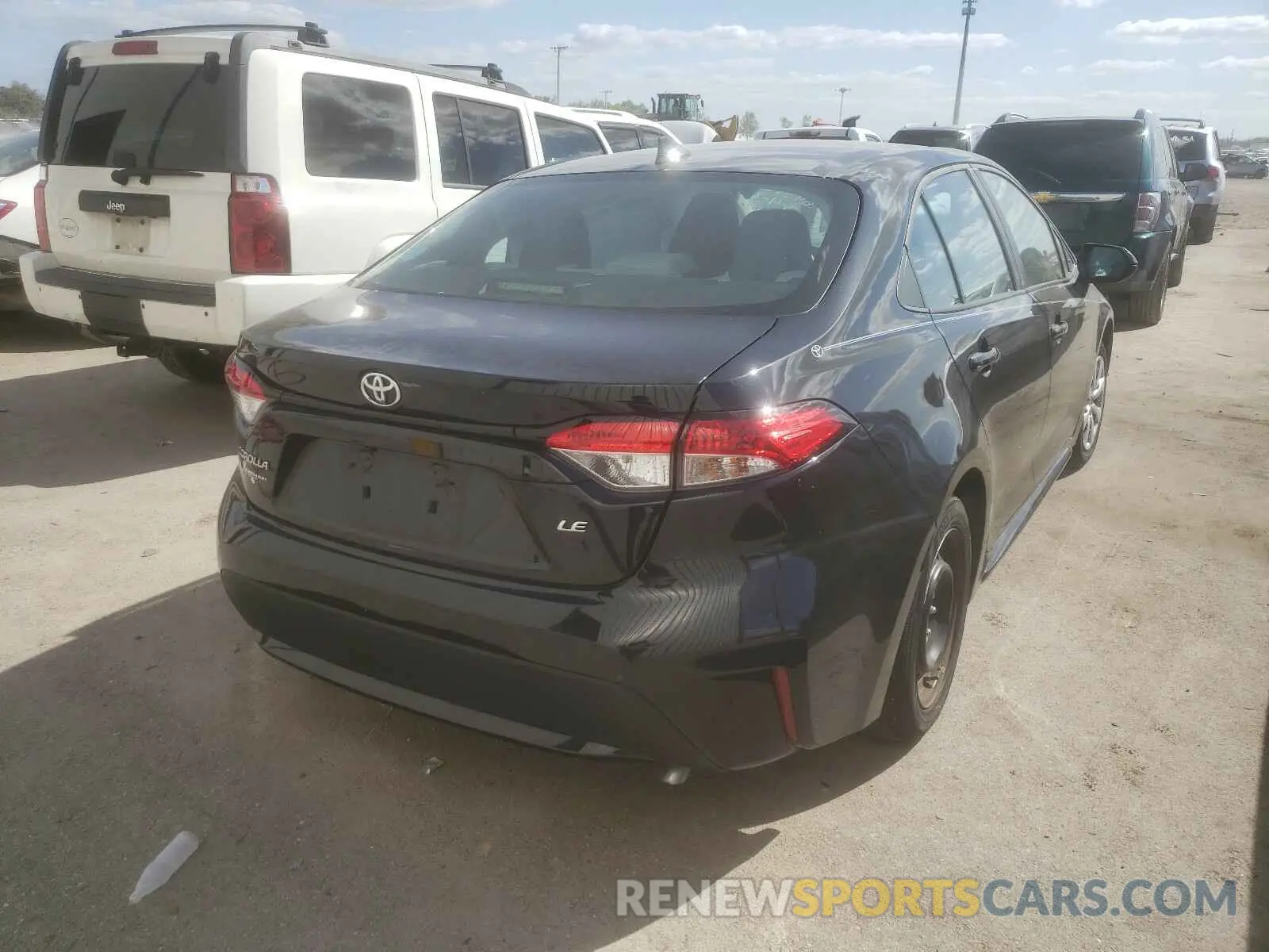4 Photograph of a damaged car 5YFEPRAE0LP032330 TOYOTA COROLLA 2020