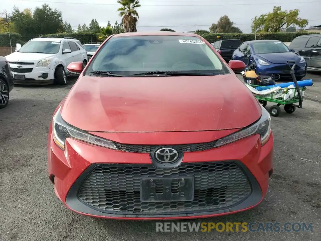 5 Photograph of a damaged car 5YFEPRAE0LP037852 TOYOTA COROLLA 2020