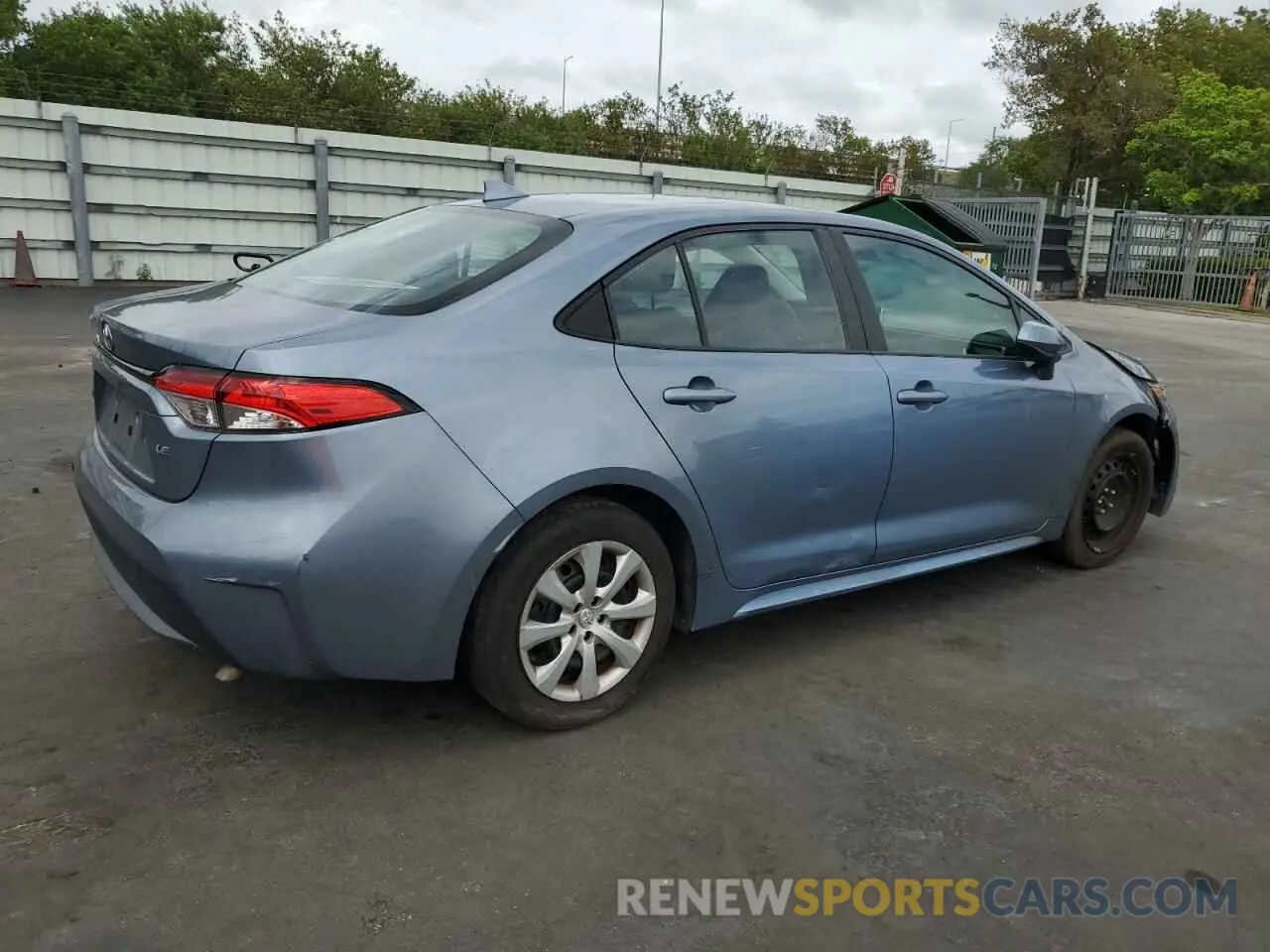 3 Фотография поврежденного автомобиля 5YFEPRAE0LP041920 TOYOTA COROLLA 2020