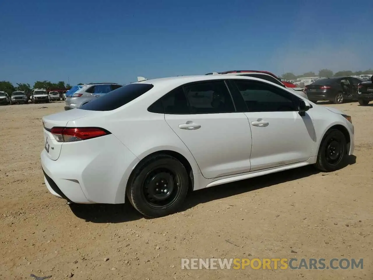 3 Photograph of a damaged car 5YFEPRAE0LP043604 TOYOTA COROLLA 2020