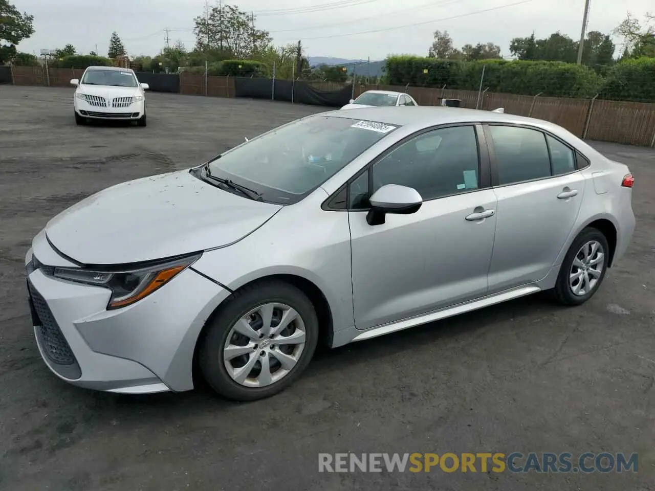 1 Photograph of a damaged car 5YFEPRAE0LP045479 TOYOTA COROLLA 2020