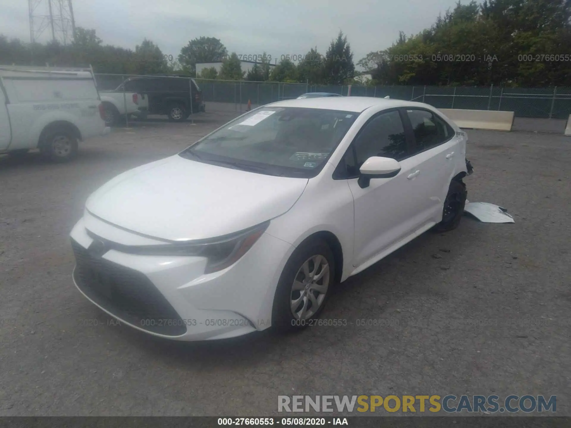 2 Photograph of a damaged car 5YFEPRAE0LP048592 TOYOTA COROLLA 2020