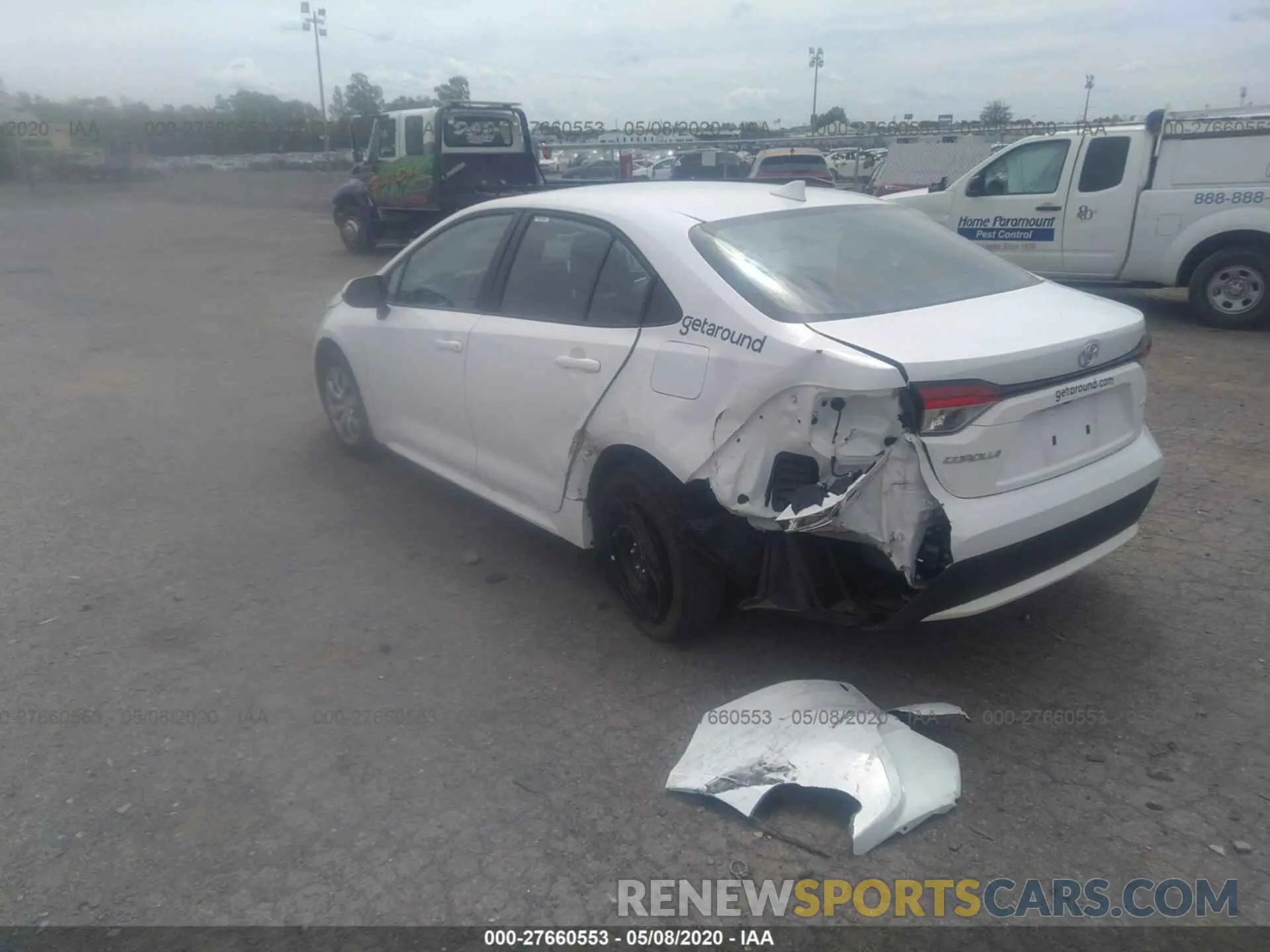 3 Photograph of a damaged car 5YFEPRAE0LP048592 TOYOTA COROLLA 2020