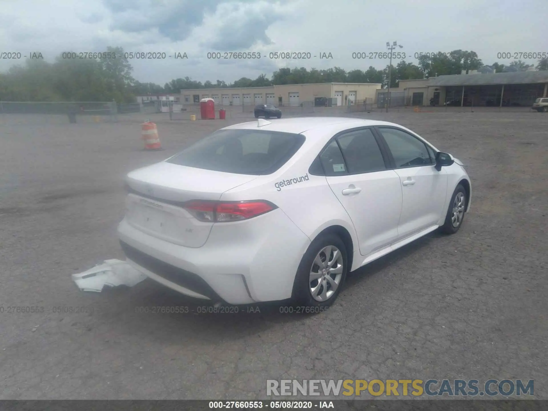 4 Photograph of a damaged car 5YFEPRAE0LP048592 TOYOTA COROLLA 2020
