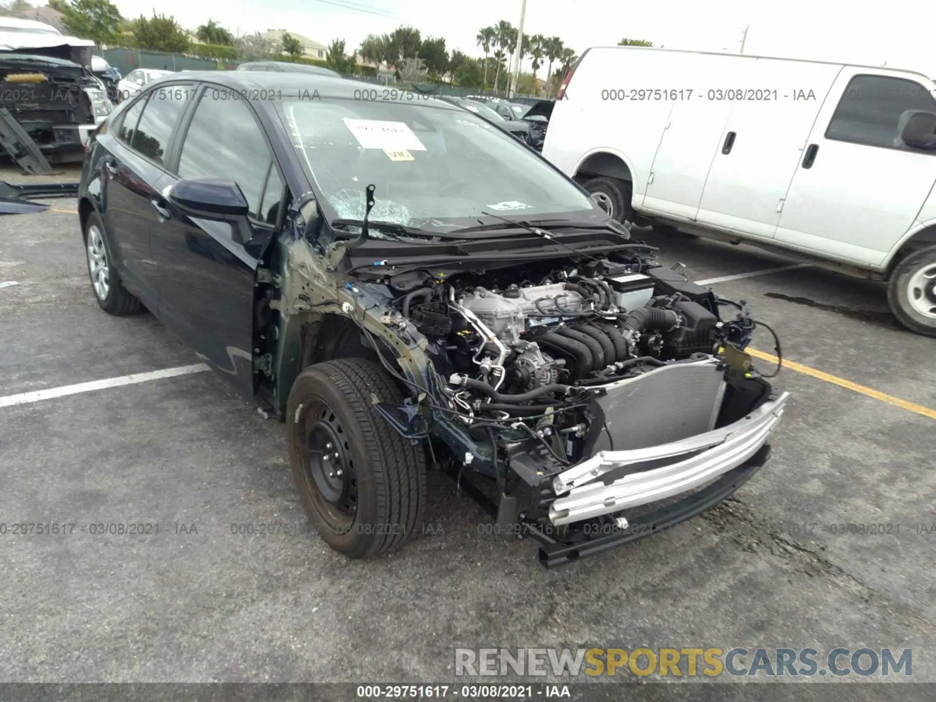6 Photograph of a damaged car 5YFEPRAE0LP053369 TOYOTA COROLLA 2020