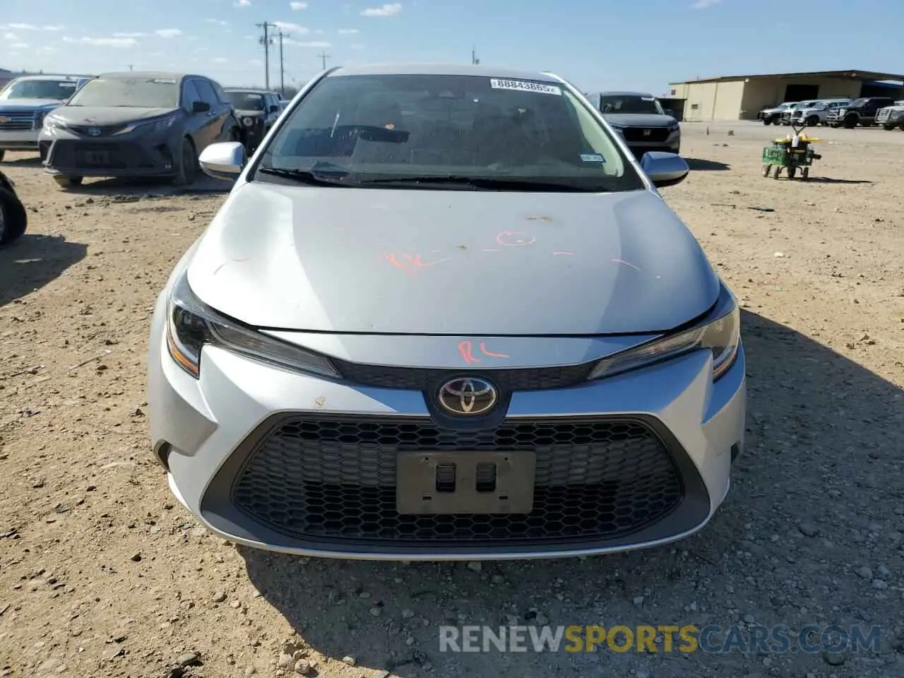 5 Photograph of a damaged car 5YFEPRAE0LP062198 TOYOTA COROLLA 2020
