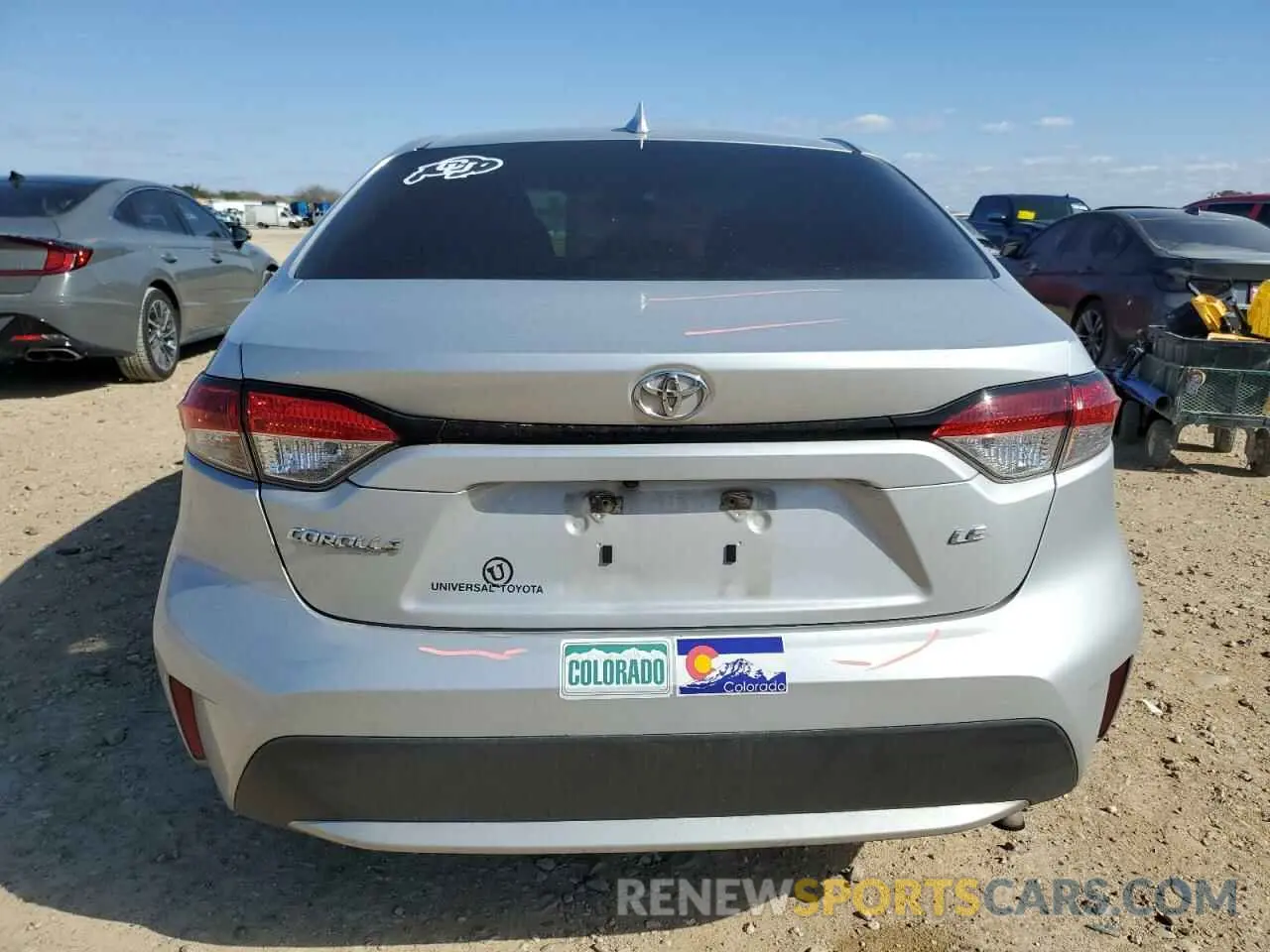 6 Photograph of a damaged car 5YFEPRAE0LP062198 TOYOTA COROLLA 2020