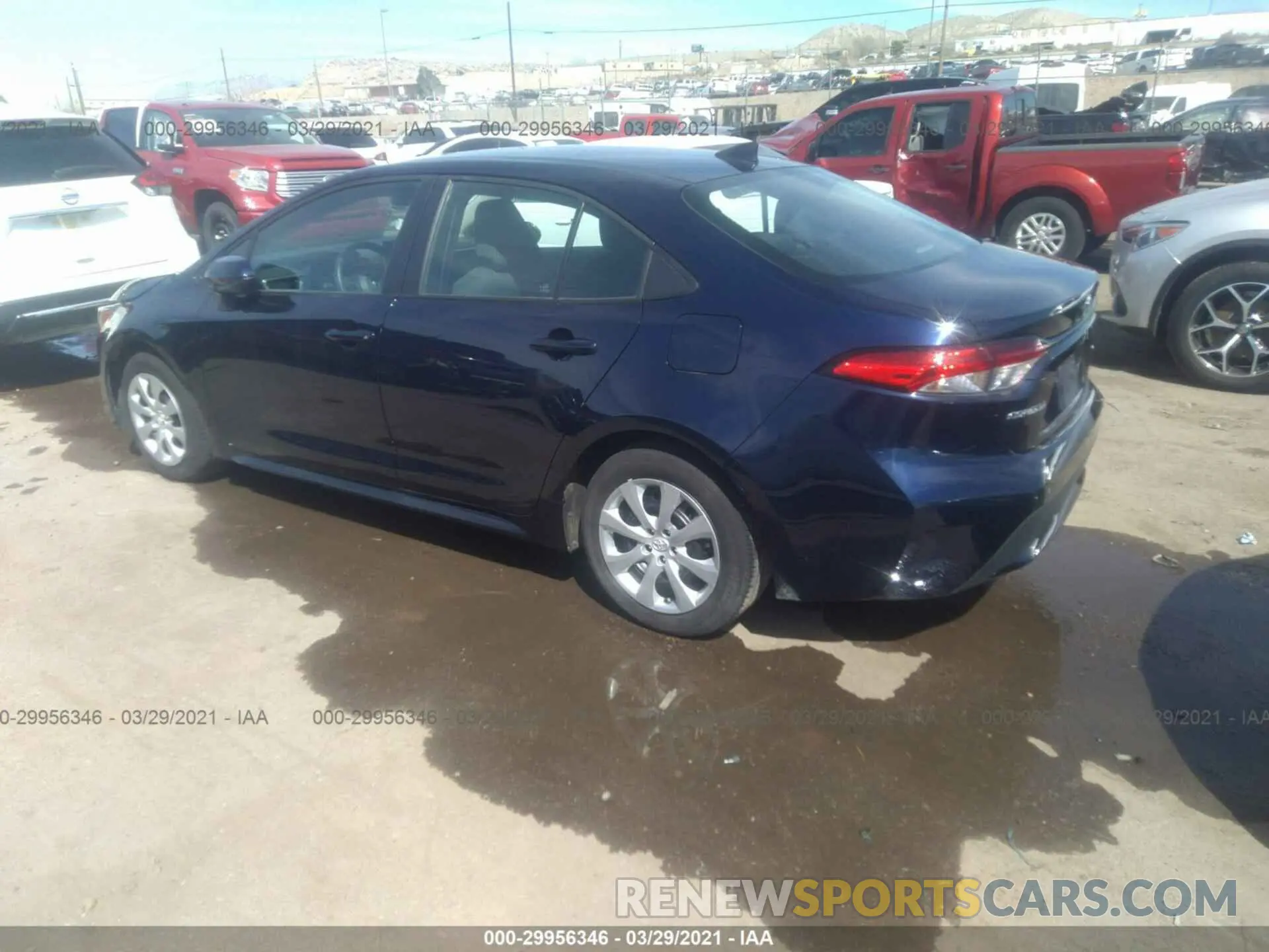 3 Photograph of a damaged car 5YFEPRAE0LP073539 TOYOTA COROLLA 2020