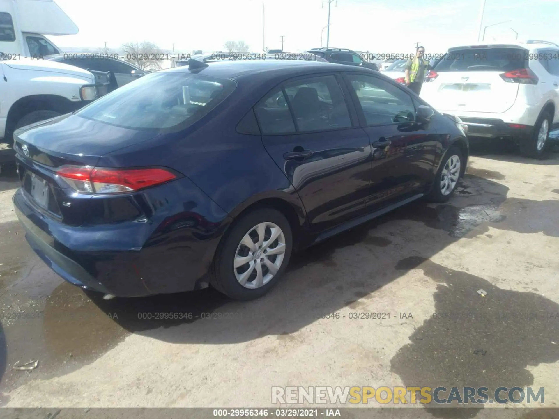 4 Photograph of a damaged car 5YFEPRAE0LP073539 TOYOTA COROLLA 2020