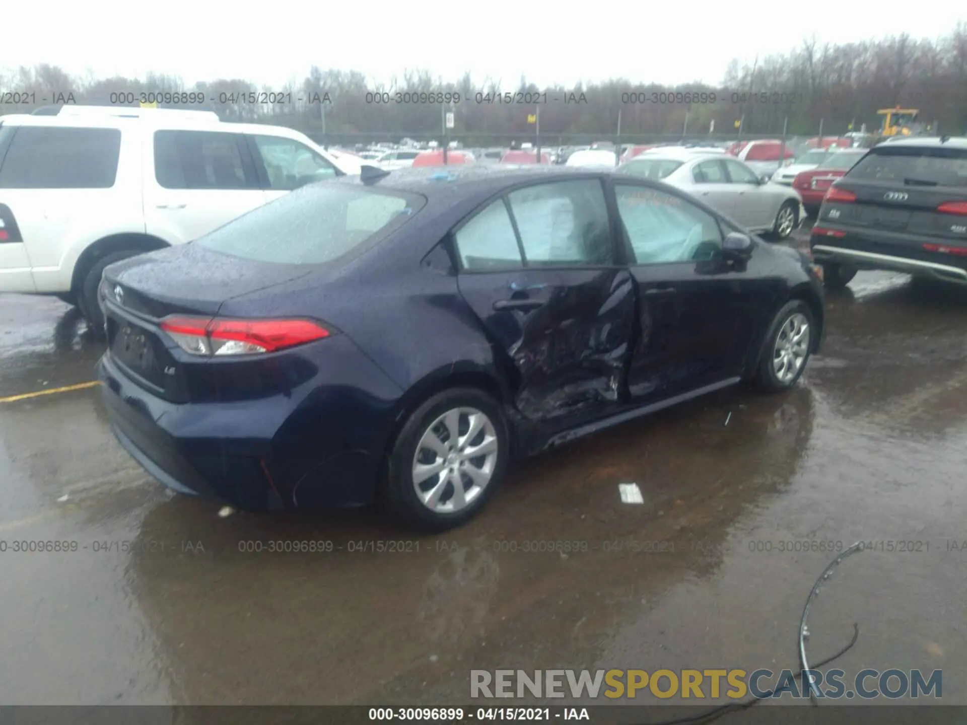 4 Photograph of a damaged car 5YFEPRAE0LP091491 TOYOTA COROLLA 2020
