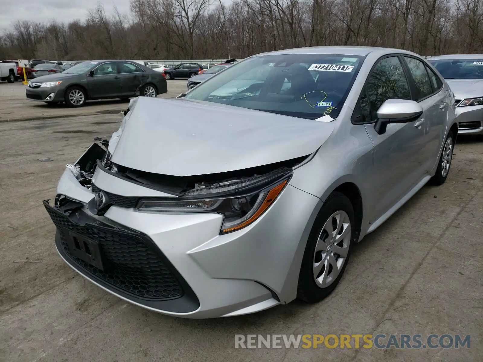 2 Фотография поврежденного автомобиля 5YFEPRAE0LP097193 TOYOTA COROLLA 2020