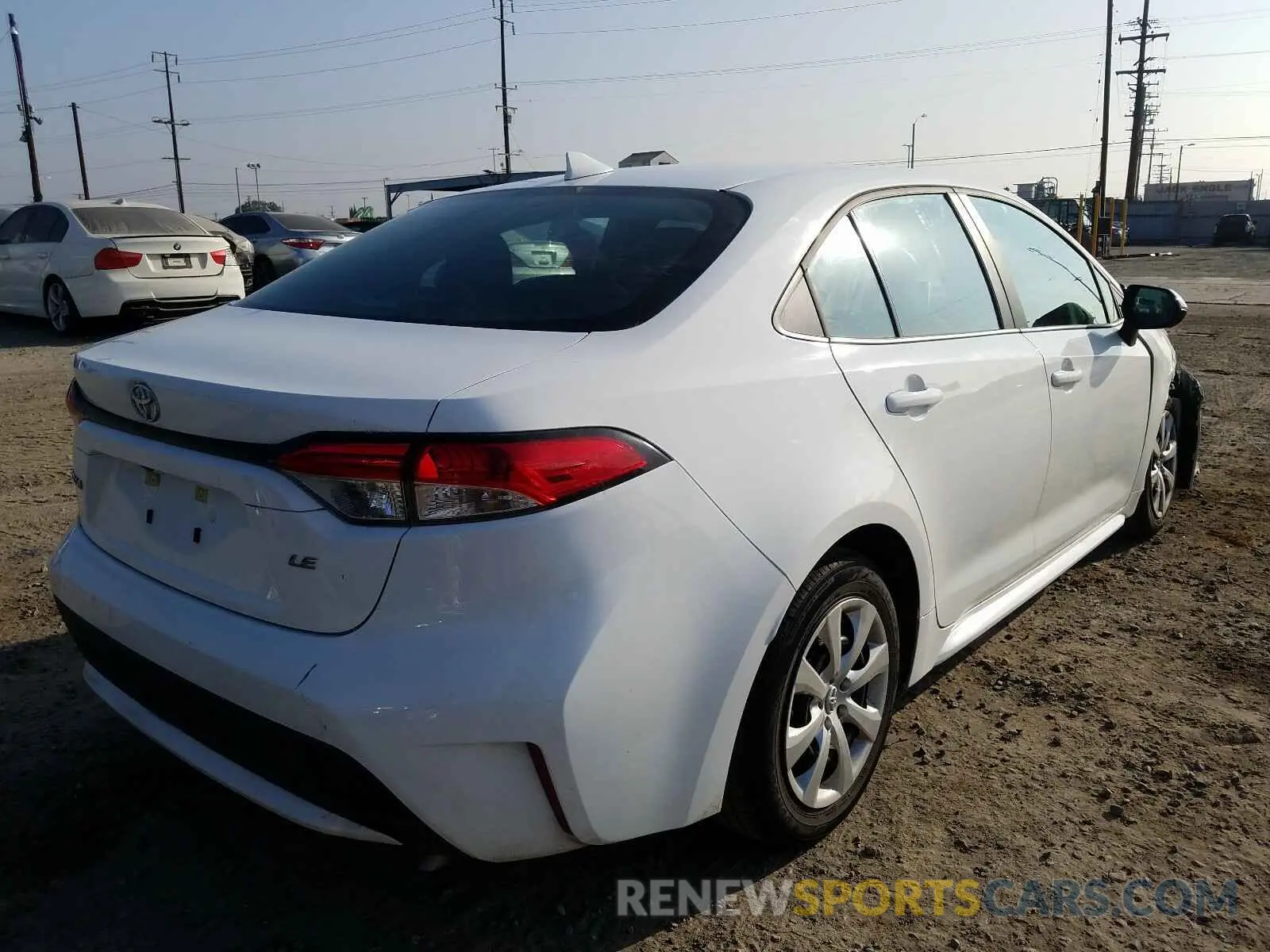 4 Photograph of a damaged car 5YFEPRAE0LP097274 TOYOTA COROLLA 2020