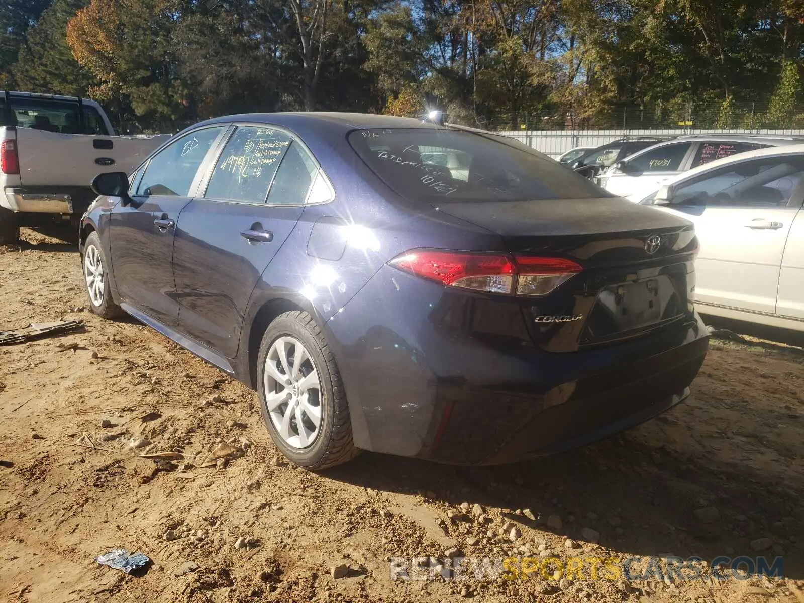 3 Photograph of a damaged car 5YFEPRAE0LP097825 TOYOTA COROLLA 2020
